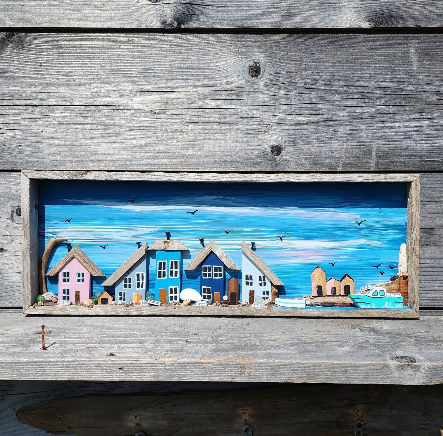 Blue Days Village Frame