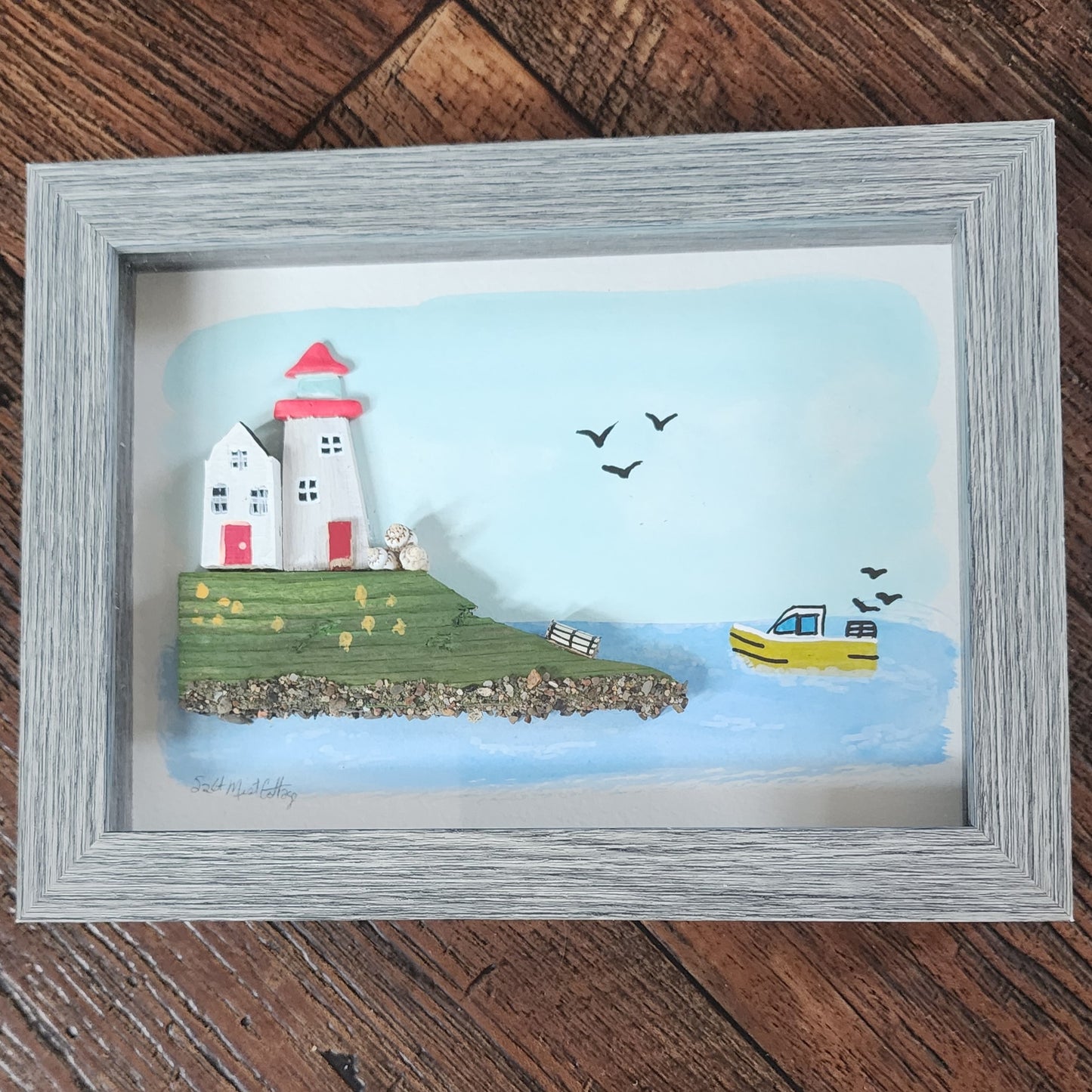 Lighthouse Shadow Box 5x7