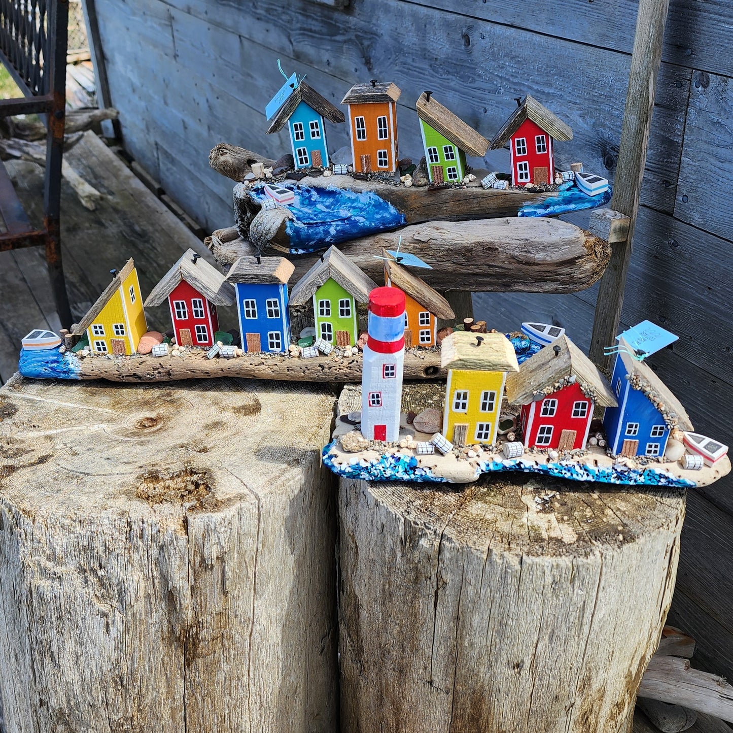 Cottages on Driftwood Scenes