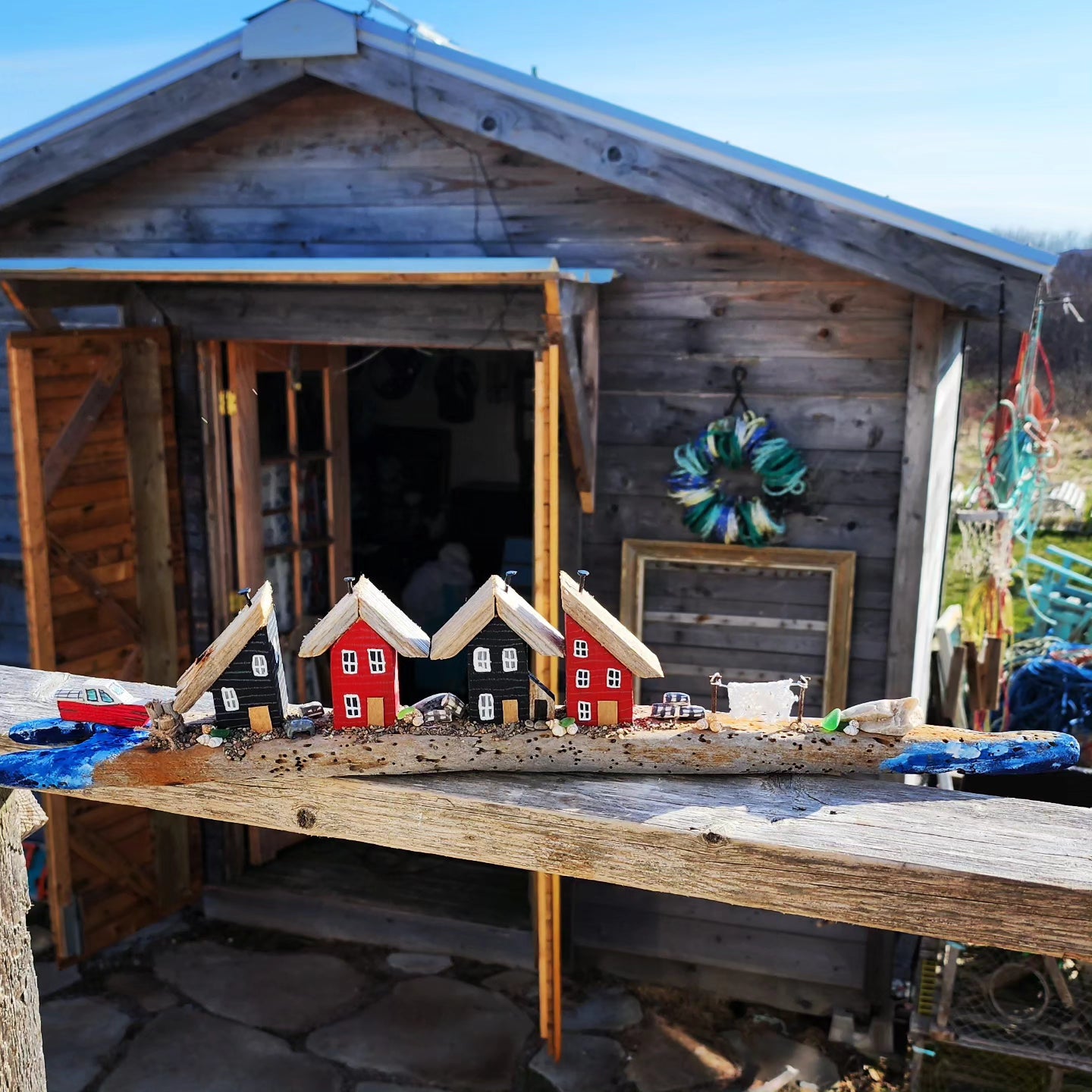 Cottages on Driftwood Scenes