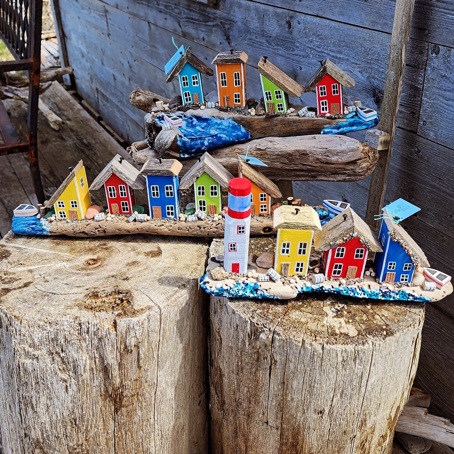 Cottages on Driftwood Scenes